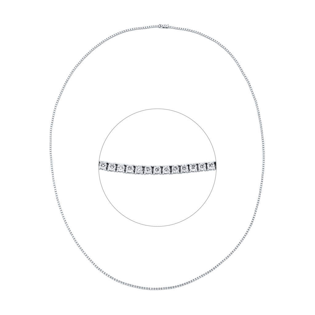 Brogle Selection tennis necklace