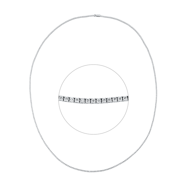 Brogle Selection tennis necklace
