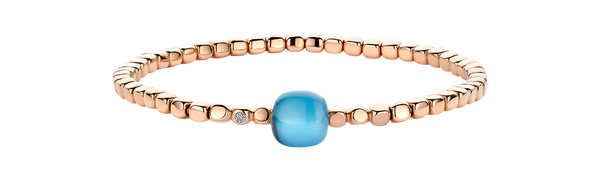 Bigli Mini Sweety Blautopas Armband flexibel Bigli Mini Sweety Blautopas Armband flexibel