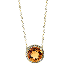 Brogle Selection Felicity necklace with citrine pendant