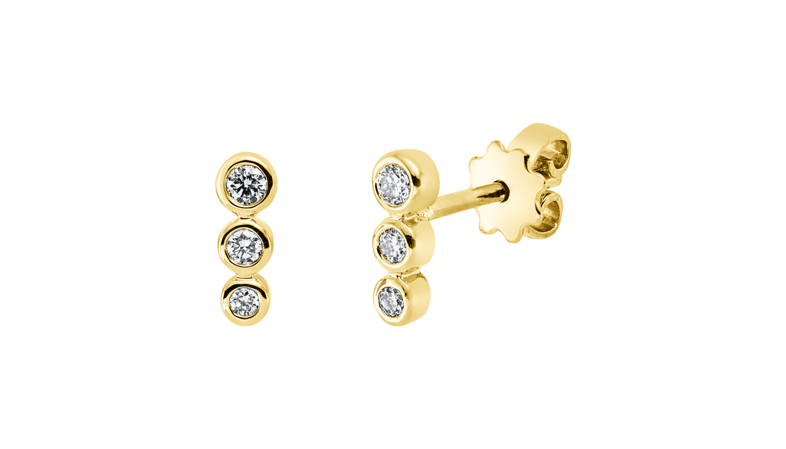 Brogle Classic diamond stud earrings Brogle Classic diamond stud earrings