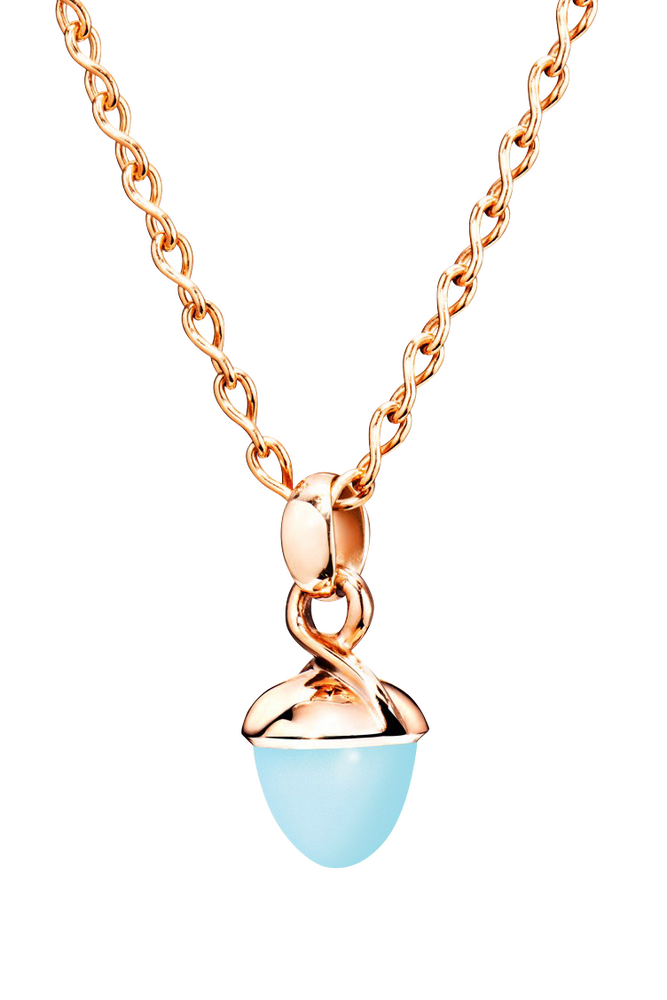 Tamara Comolli Mikado Bouquet Aqua-Chalcedon Anhänger