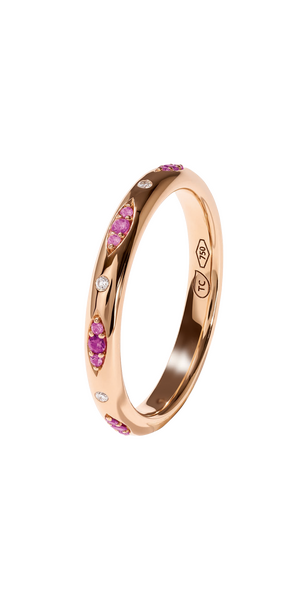 Tamara Comolli Gypsy Band Blush Pavé Ring Tamara Comolli Gypsy Band Blush Pavé Ring