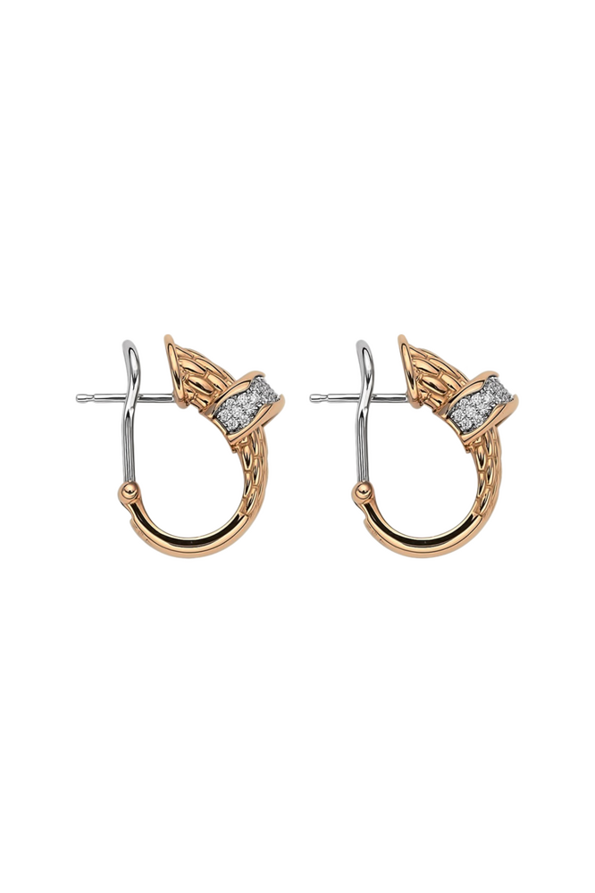 Fope Love Nest hoop earrings