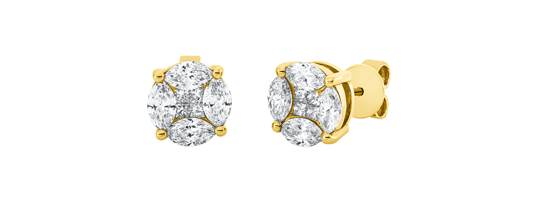 Brogle Selection diamond stud earrings Brogle Selection diamond stud earrings