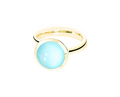 Tamara Comolli Bouton Aqua-Chalcedon Ring
