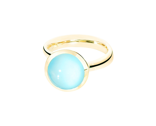 Tamara Comolli Bouton Aqua-Chalcedon Ring