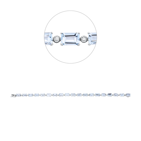 Brogle Classic aquamarine bracelet