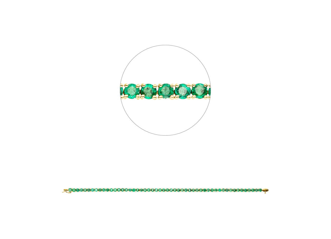 Brogle Selection emerald bracelet