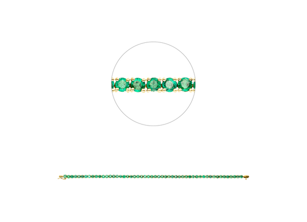 Brogle Selection emerald bracelet