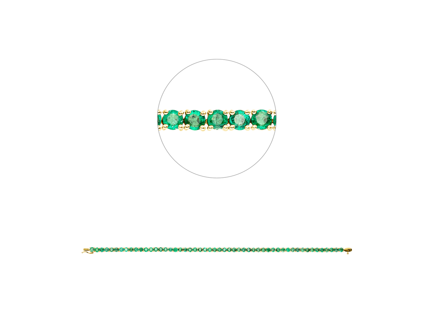 Brogle Selection emerald bracelet Brogle Selection emerald bracelet