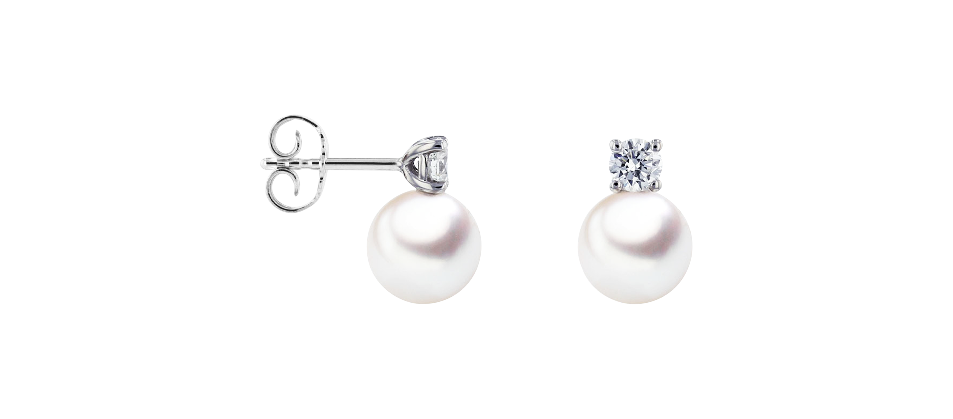 Brogle Classic Akoya pearl stud earrings Brogle Classic Akoya pearl stud earrings