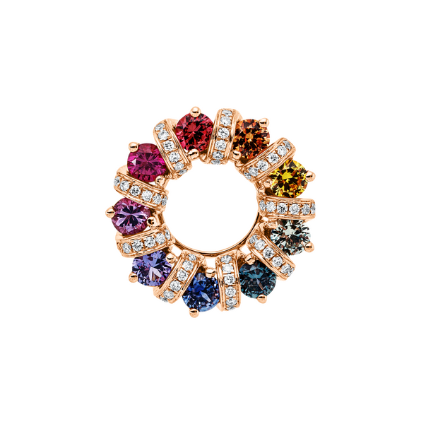 Brogle Classic Sapphire Pendant Rainbow Brogle Classic Sapphire Pendant Rainbow