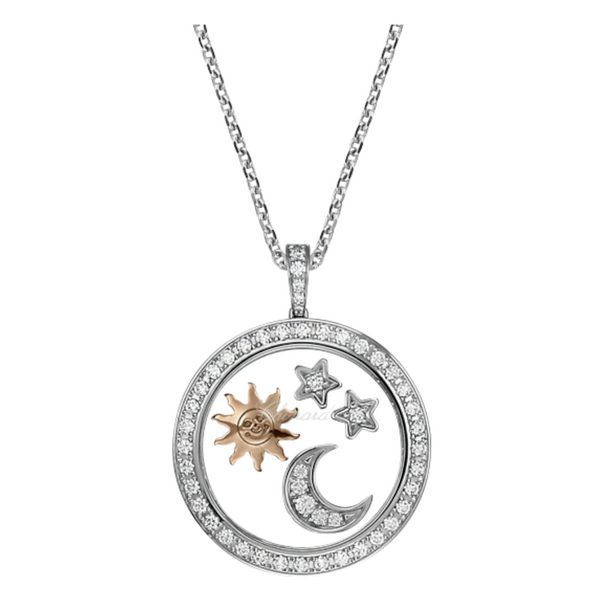 Chopard Sun, Moon and Stars Necklace with Pendant