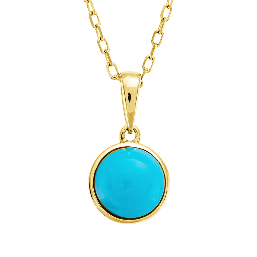 Brogle Classic Kette mit Türkisanhänger Brogle Classic Kette mit Türkisanhänger