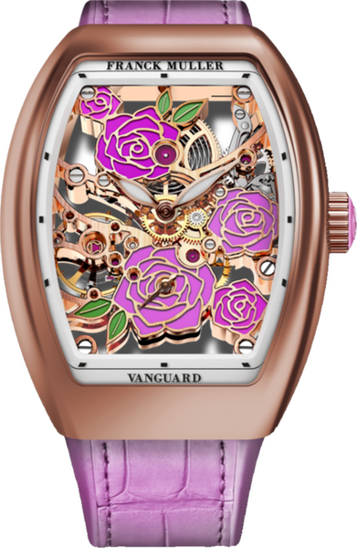 Franck Muller Vanguard Rose Skeleton 42.3 x 32mm Franck Muller Vanguard Rose Skeleton 42.3 x 32mm