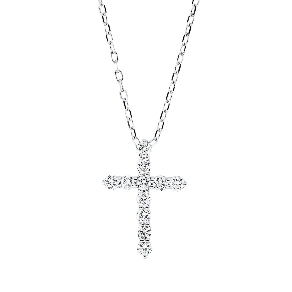 Brogle Classic necklace with diamond cross Brogle Classic necklace with diamond cross