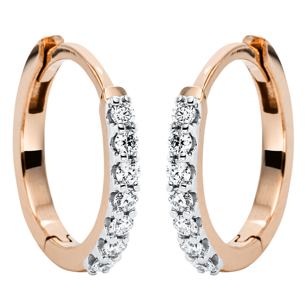 Brogle Selection Eternity diamond hoop earrings