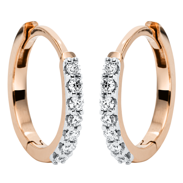 Brogle Selection Eternity diamond hoop earrings