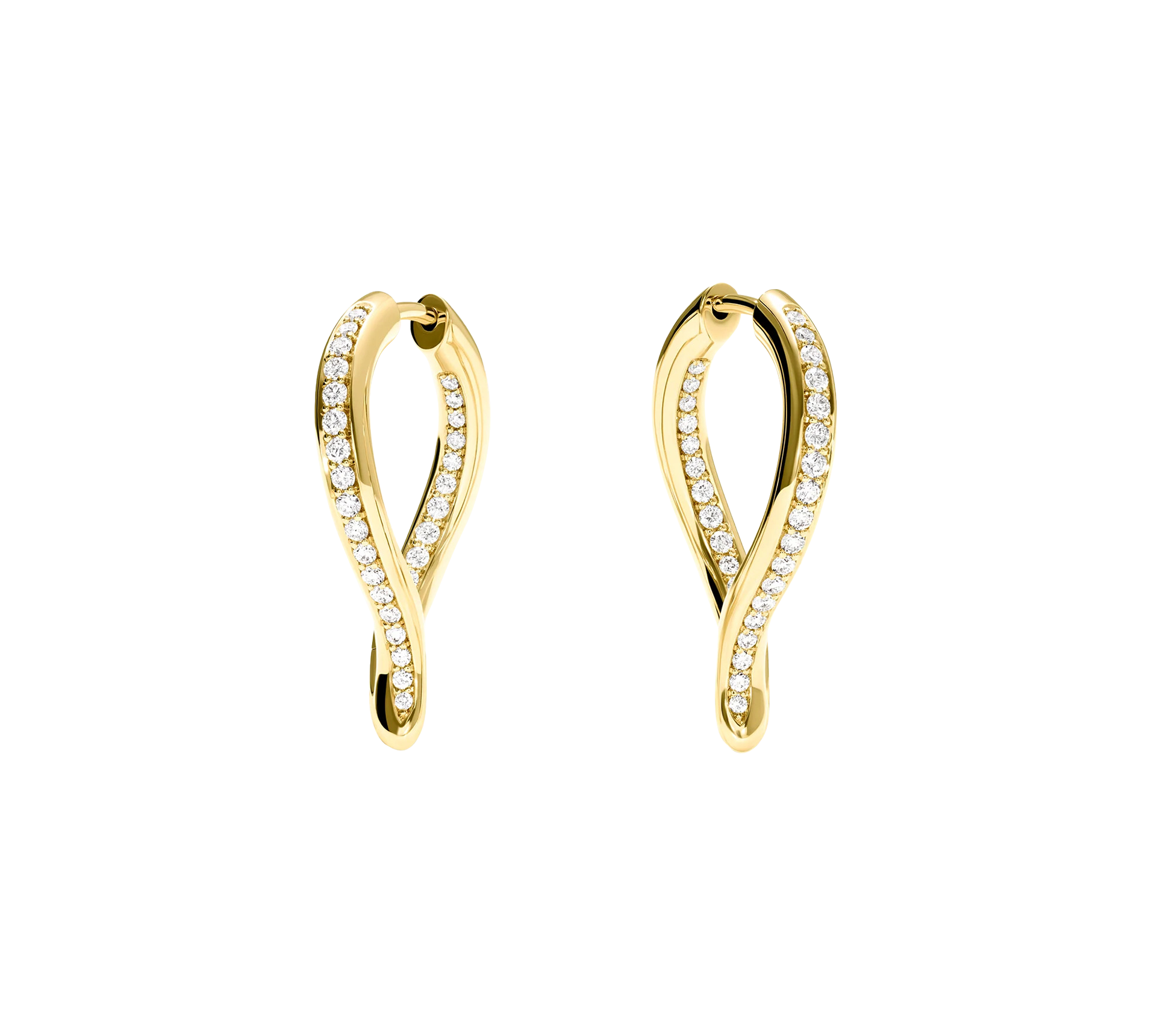 Tamara Comolli Signature Hoop Twisted Drop Earrings Tamara Comolli Signature Hoop Twisted Drop Earrings