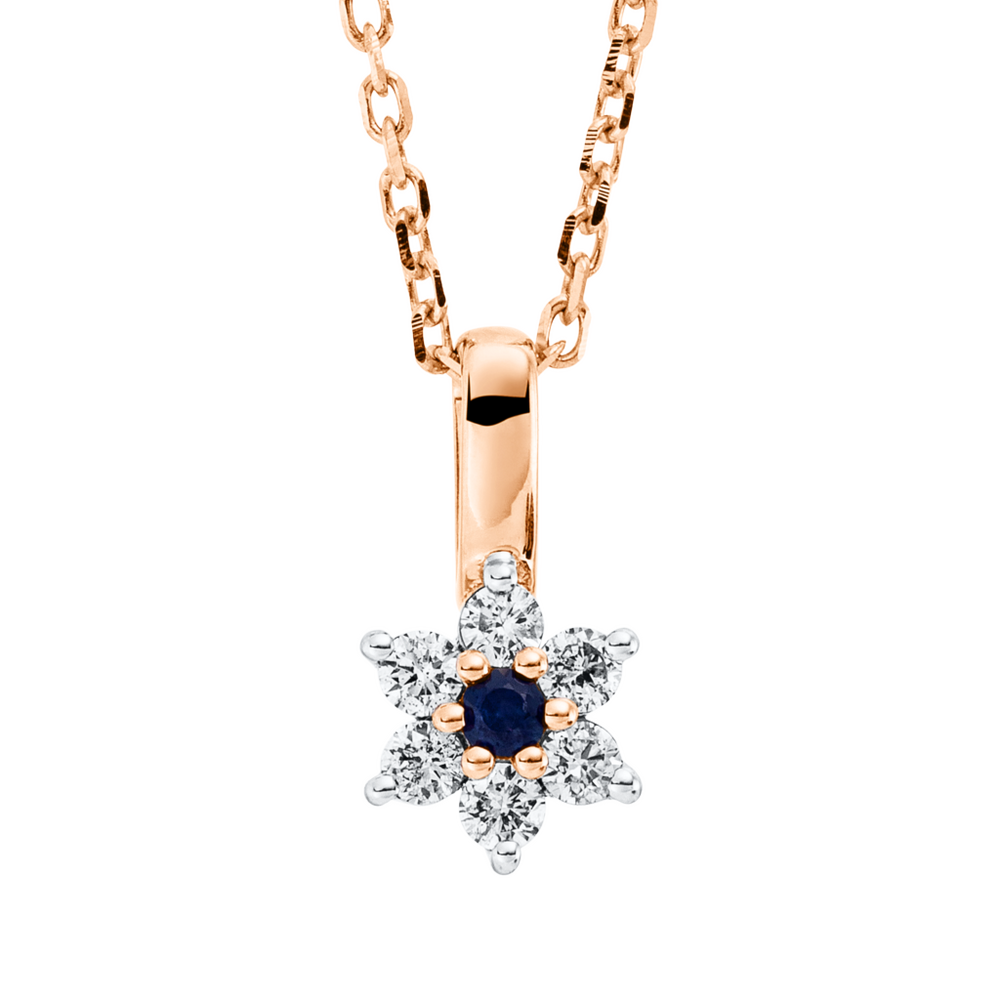 Brogle Classic Kette mit Saphiranhänger Brogle Classic Kette mit Saphiranhänger