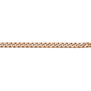 Brogle Selection Essentials curb chain 4-sided diamond 585 8mm