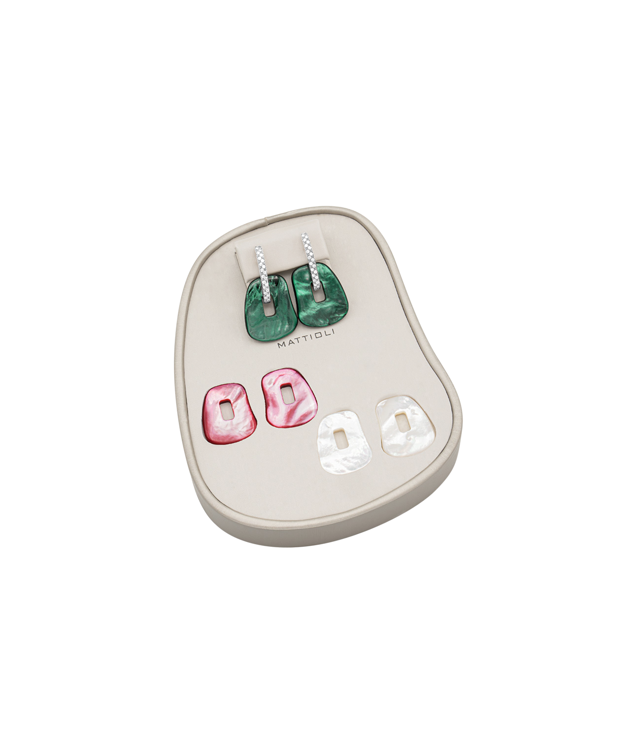 Mattioli Puzzle Ohrringbox, mittelgroß mit 3 Puzzle Paaren Mattioli Puzzle Ohrringbox, mittelgroß mit 3 Puzzle Paaren