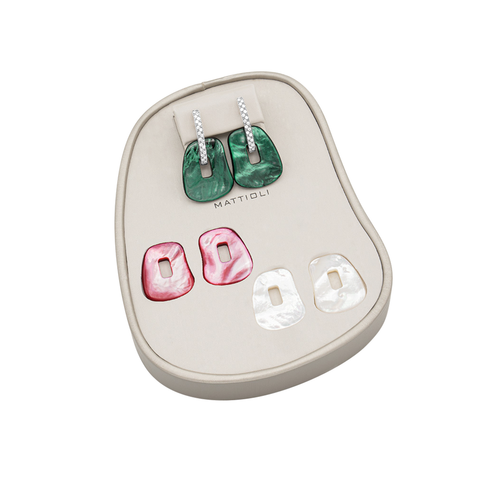 Mattioli Puzzle Ohrringbox, mittelgroß mit 3 Puzzle Paaren Mattioli Puzzle Ohrringbox, mittelgroß mit 3 Puzzle Paaren