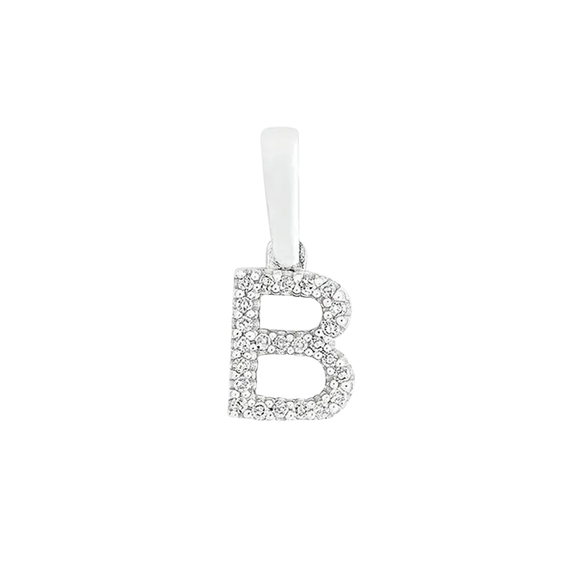 Brogle Classic letter pendant B with diamonds Brogle Classic letter pendant B with diamonds