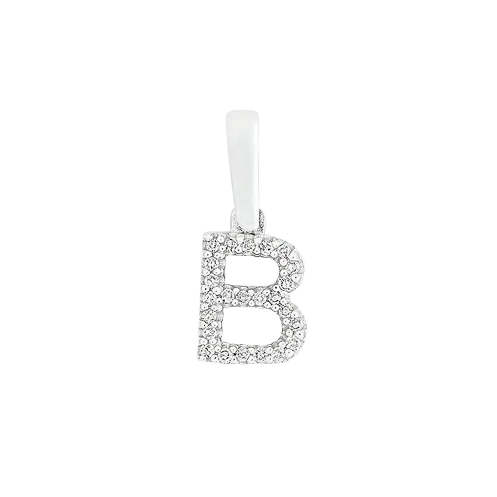 Brogle Classic letter pendant B with diamonds Brogle Classic letter pendant B with diamonds
