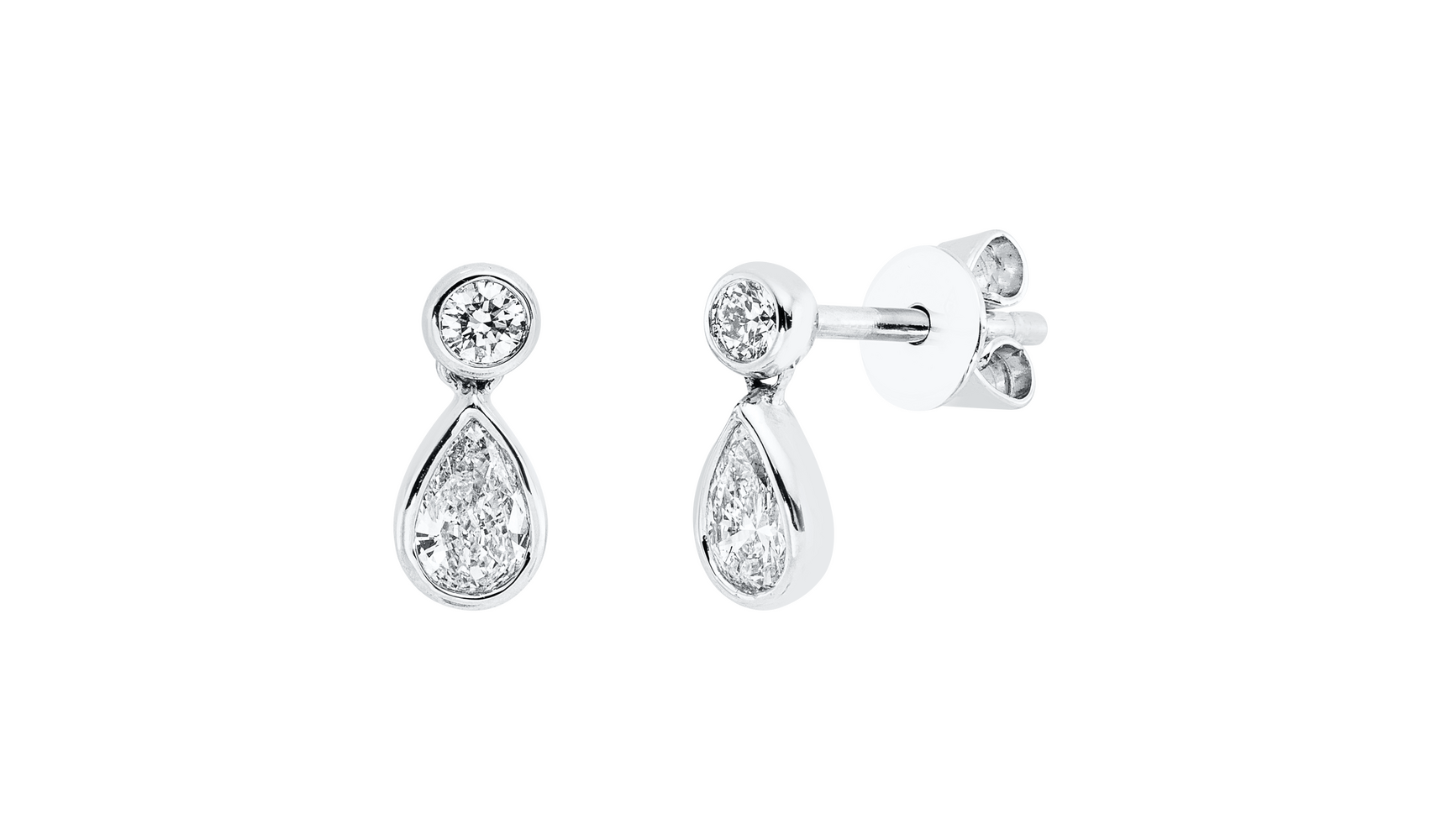 Brogle Classic diamond stud earrings