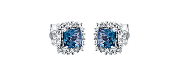 Brogle Classic colored stud earrings