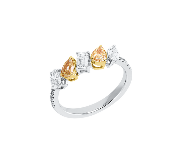 Brogle Selection Bicolor diamond ring