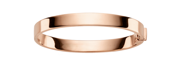 Brogle Classic gold bangle 8mm