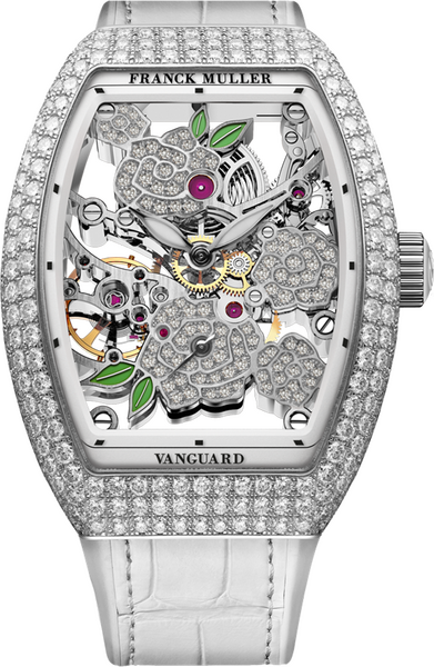 Franck Muller Vanguard Rose Skeleton 42.3 x 32mm Franck Muller Vanguard Rose Skeleton 42.3 x 32mm