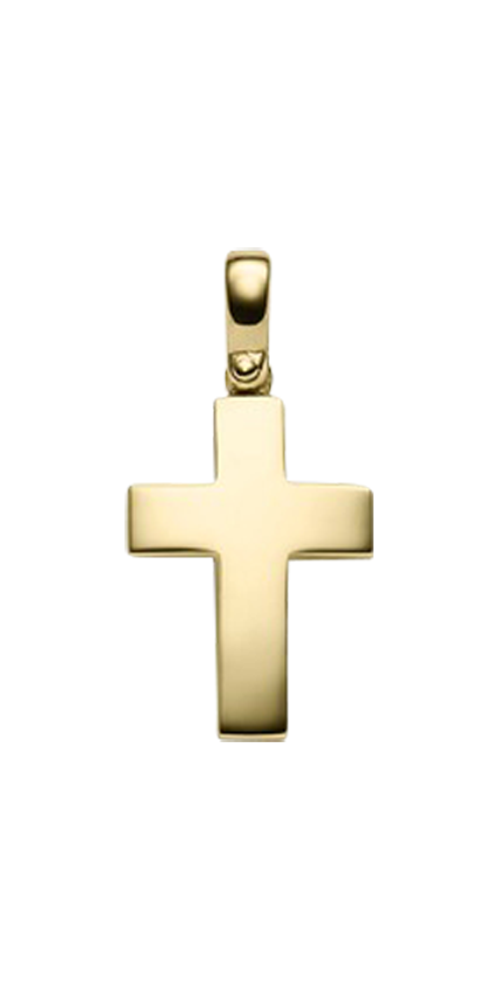 Brogle Classic cross pendant in gold Brogle Classic cross pendant in gold
