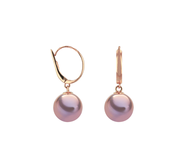Brogle Classic freshwater pearl hoop earrings Brogle Classic freshwater pearl hoop earrings