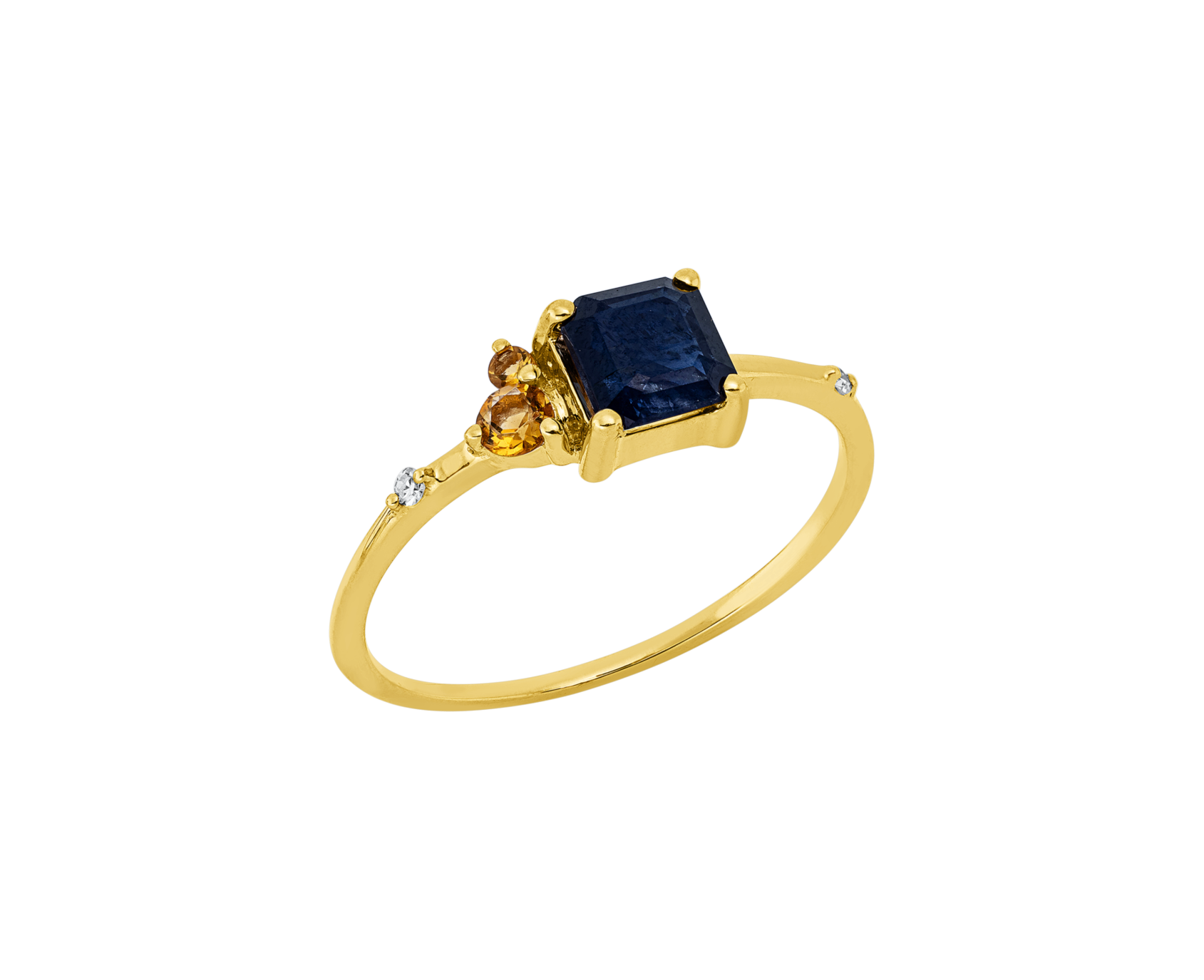 Brogle Classic colored stone ring Brogle Classic colored stone ring