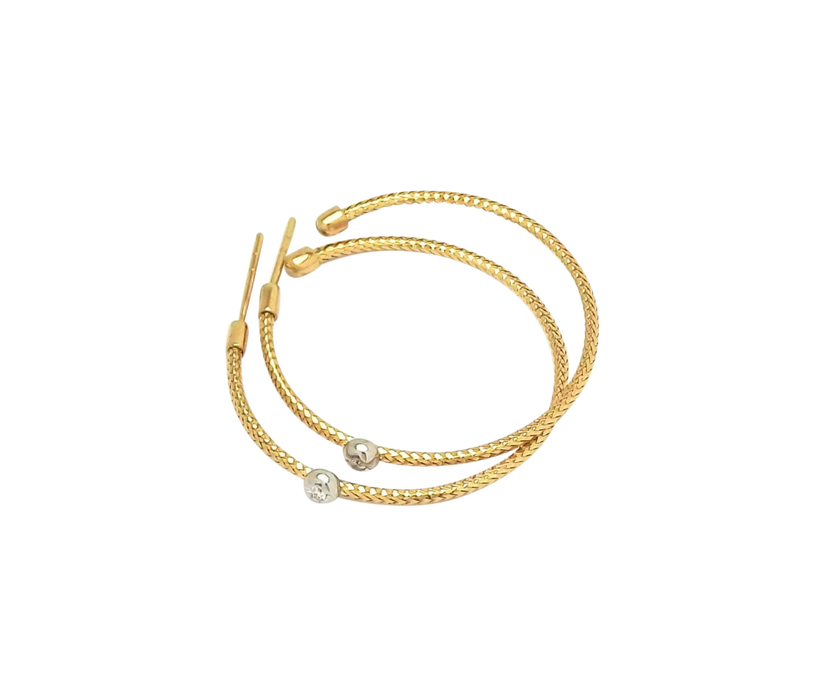 Ponte Vecchio Gioielli Nobile hoop earrings