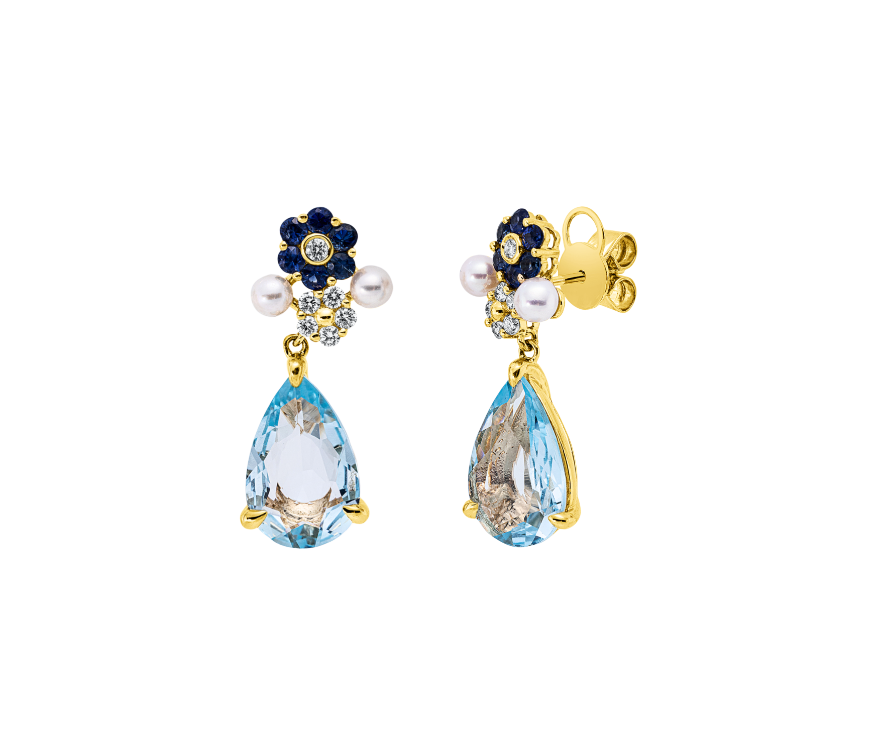 Brogle Classic colored stud earrings Brogle Classic colored stud earrings