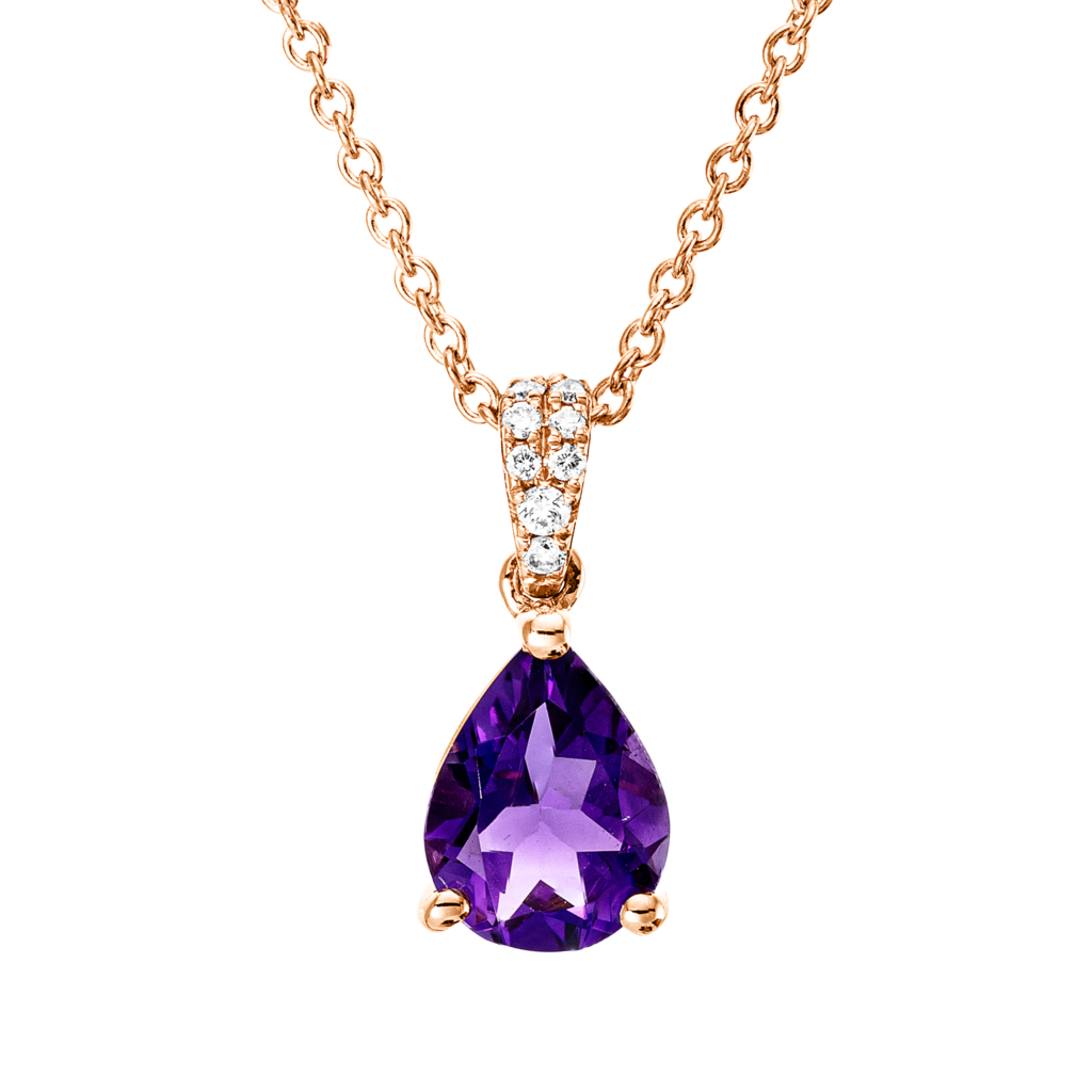 Brogle Classic Kette mit Amethystanhänger Brogle Classic Kette mit Amethystanhänger