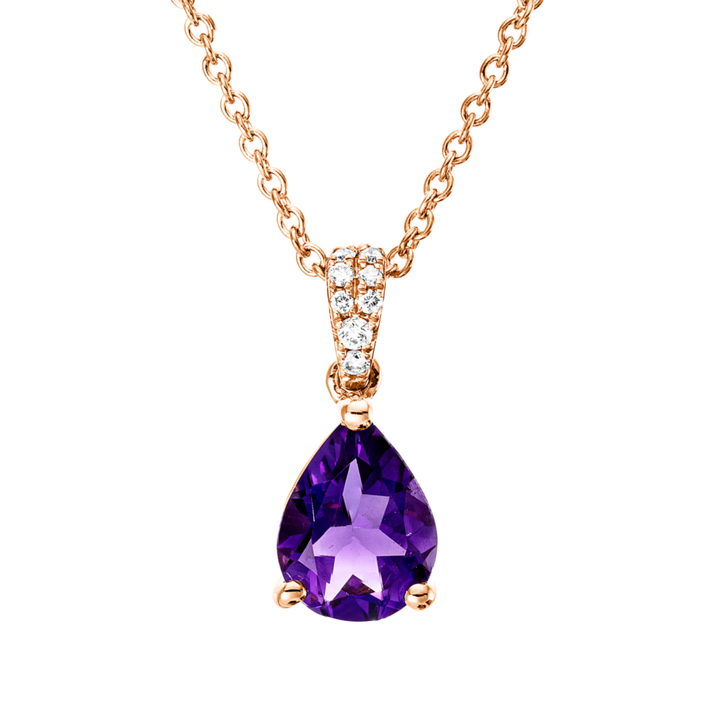 Brogle Classic Kette mit Amethystanhänger Brogle Classic Kette mit Amethystanhänger