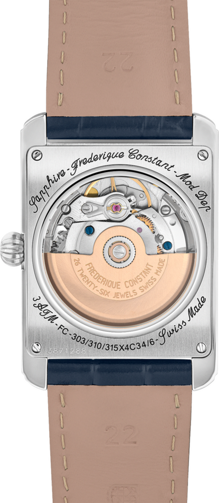 Frederique Constant Classics Carree Heart Beat Automatic 30.4 x 33.3mm