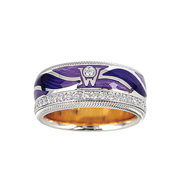 Wellendorff Purple Wing Ring