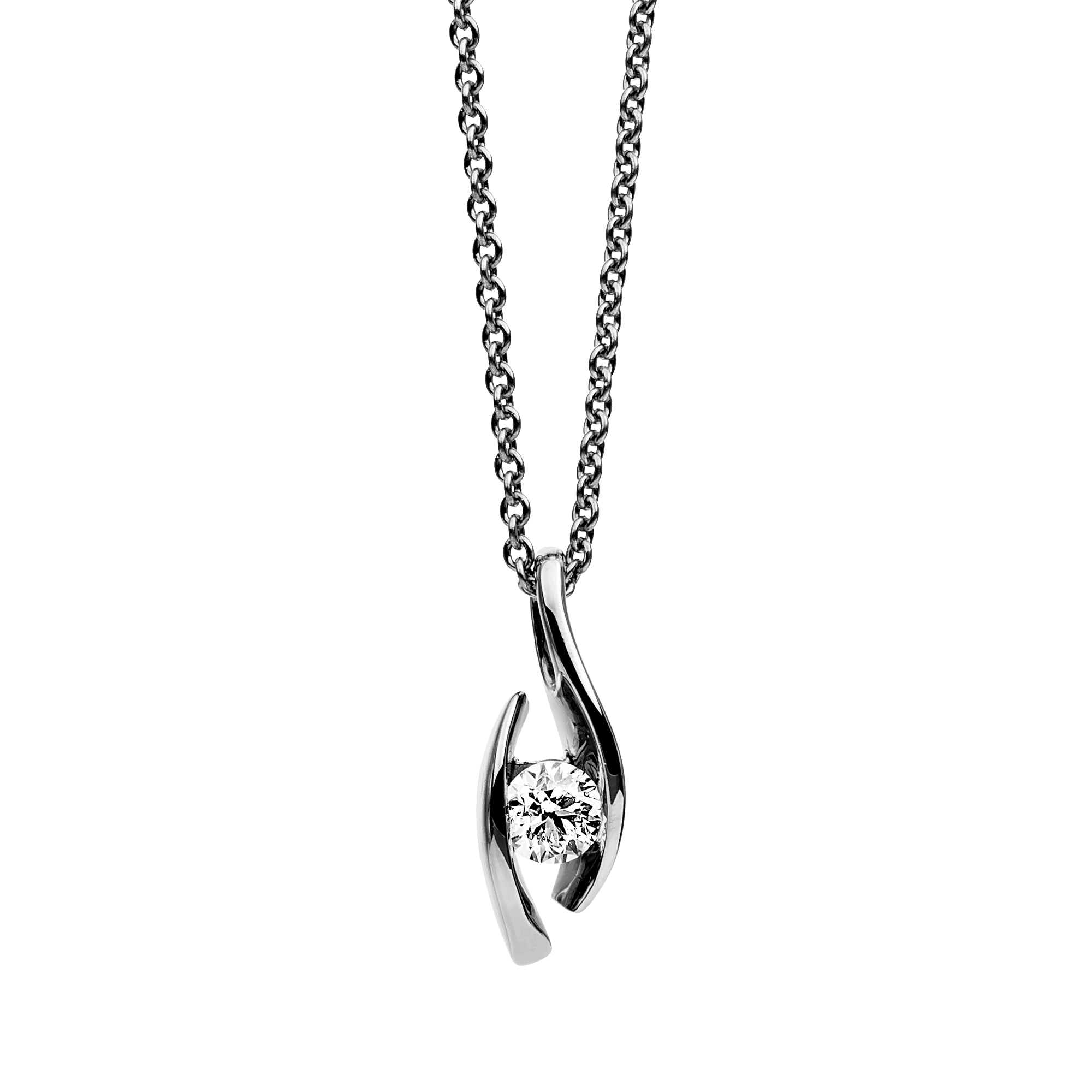 Brogle Selection Promise Necklace with Pendant Brogle Selection Promise Necklace with Pendant