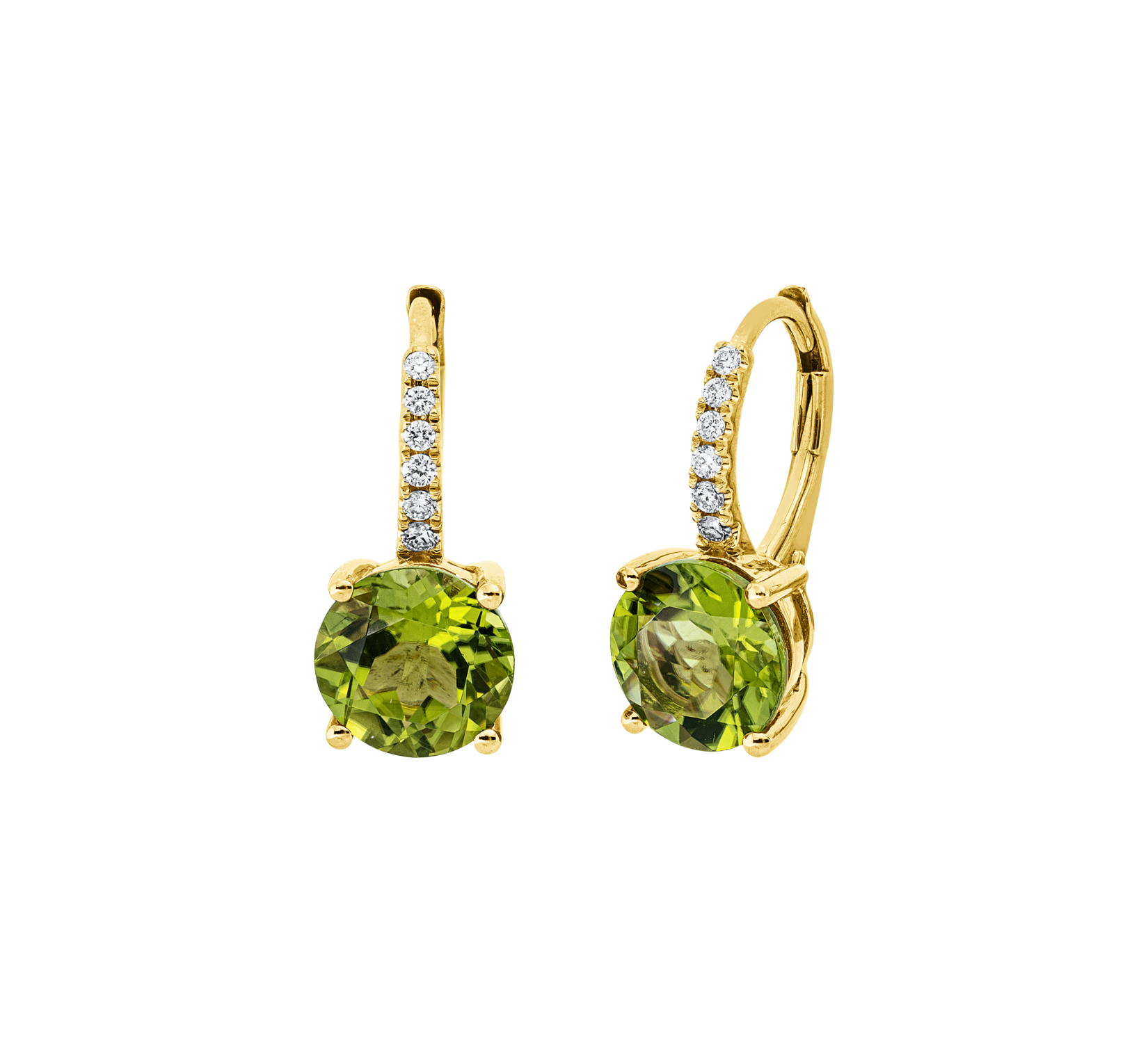 Brogle Classic peridot earrings Brogle Classic peridot earrings