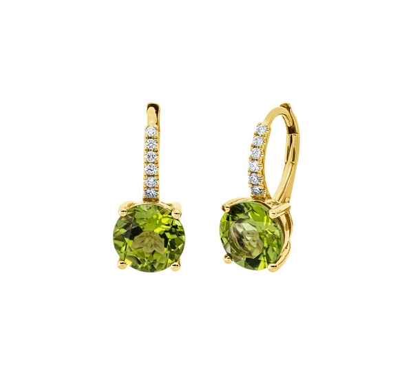 Brogle Classic peridot earrings Brogle Classic peridot earrings