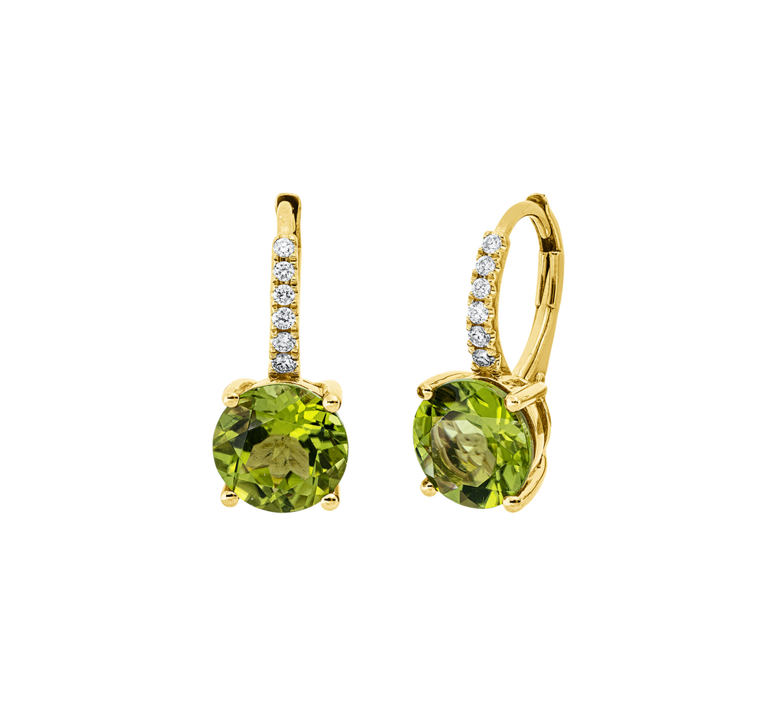 Brogle Classic peridot earrings Brogle Classic peridot earrings