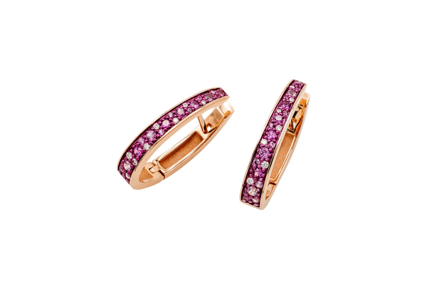 Mattioli Basics Puzzle large hoop earrings Mattioli Basics Puzzle large hoop earrings