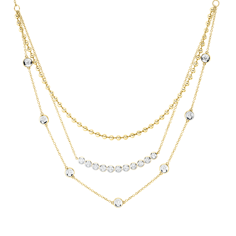 Brogle Classic Bicolor Diamantkette